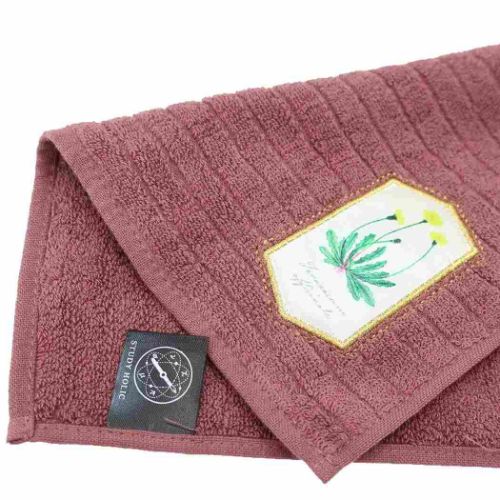 STUDY HOLIC ミニタオル タオルハンカチ 植物学 おもしろ雑貨 グッズ メール便可