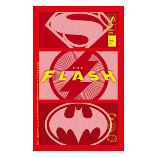 ザ フラッシュ ダイカットシール メタリックステッカー B DCコミック 映画キャラクター グッズ メール便可