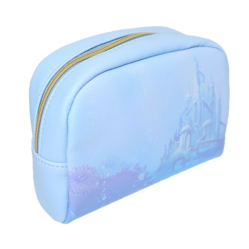 リトルマーメイド コスメポーチ ラウンドポーチ アリエル BL ディズニープリンセス キャラクター グッズ