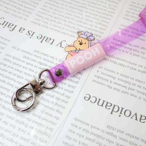 くまのプーさん スマホアクセ マルチリングプラス クリアストラップセット ディズニー キャラクター グッズ メール便可