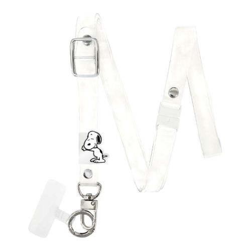 スヌーピー スマホアクセ マルチリングプラス クリアストラップセット ピーナッツ キャラクター グッズ メール便可