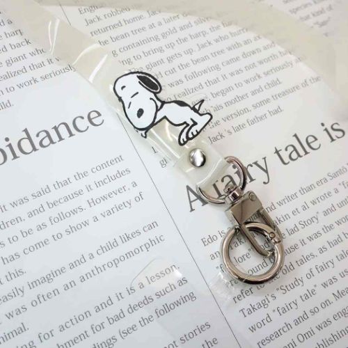 スヌーピー スマホアクセ マルチリングプラス クリアストラップセット ピーナッツ キャラクター グッズ メール便可