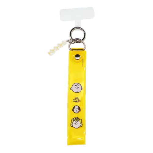 スヌーピー スマホアクセ マルチリングプラス クリアハンドストラップセット みんな ピーナッツ キャラクター グッズ メール便可