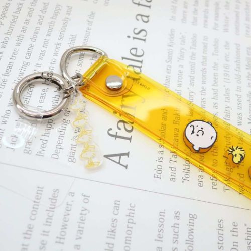 スヌーピー スマホアクセ マルチリングプラス クリアハンドストラップセット みんな ピーナッツ キャラクター グッズ メール便可