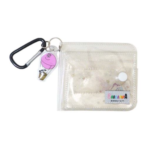 バーバパパ 定期入れ マルチパスケース クリア BARBAPAPA キャラクター グッズ メール便可