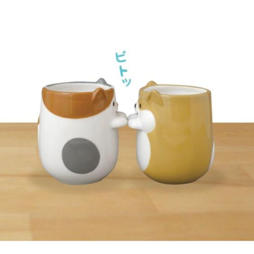 ねこグッズ 湯呑 そっとそえ手湯呑 みけ 和食器 グッズ