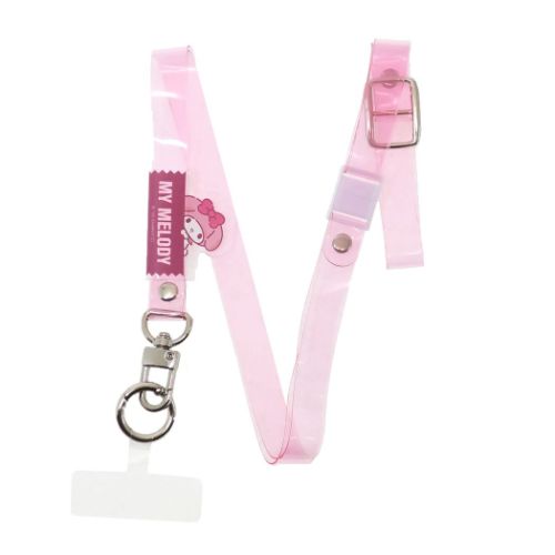 マイメロディ スマホアクセ マルチリングプラスクリアストラップセット サンリオ キャラクター グッズ メール便可