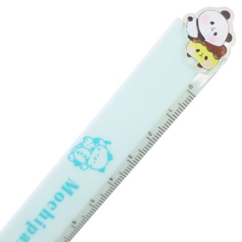 もちもちぱんだ ものさし マスコット付き14cm定規 ちびぱんだらけ かわいい グッズ メール便可
