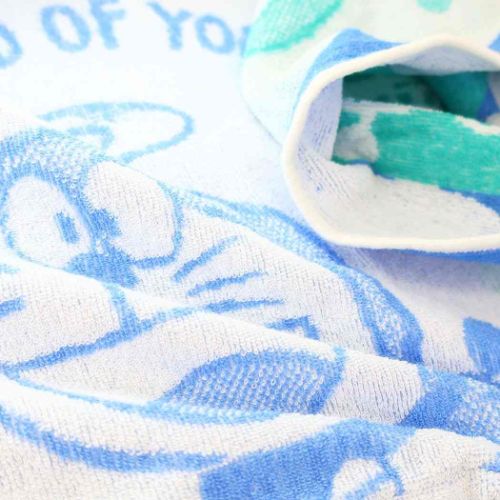 アイムドラえもん 大人用枕カバー のびのびタオルまくらカバー にこにこドラえもん サンリオ アニメキャラクター グッズ