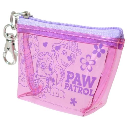パウパトロール ミニポーチ 船型ミニクリアポーチ ピンク アニメキャラクター グッズ