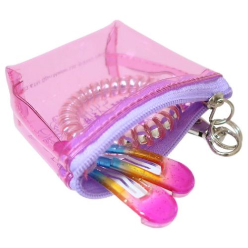 パウパトロール ミニポーチ 船型ミニクリアポーチ ピンク アニメキャラクター グッズ