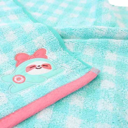 WDZY フェイスタオル ジャガードロングタオル チェック LYA LINE FRIENDS キャラクター 商品 メール便可