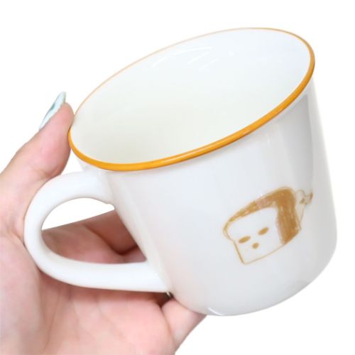 パンどろぼう マグカップ カラーラインマグカップ シンプル 絵本キャラクター グッズ