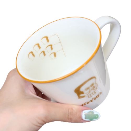 パンどろぼう マグカップ カラーラインマグカップ シンプル 絵本キャラクター グッズ