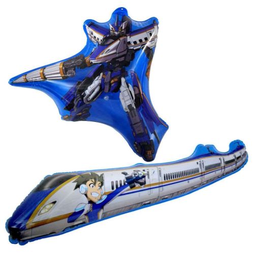 新幹線変形ロボ シンカリオン おもちゃ W進化 ボンボンボール 2個セット 全3種類 アニメキャラクター グッズ メール便可