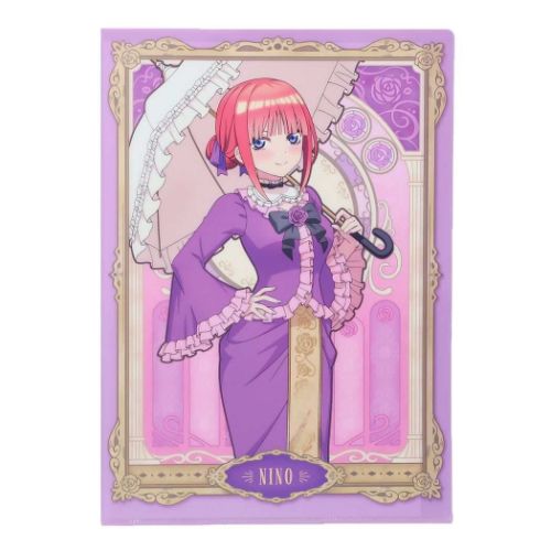五等分の花嫁 クリアファイル A4 クリアフォルダー 二乃 アニメキャラクター グッズ メール便可