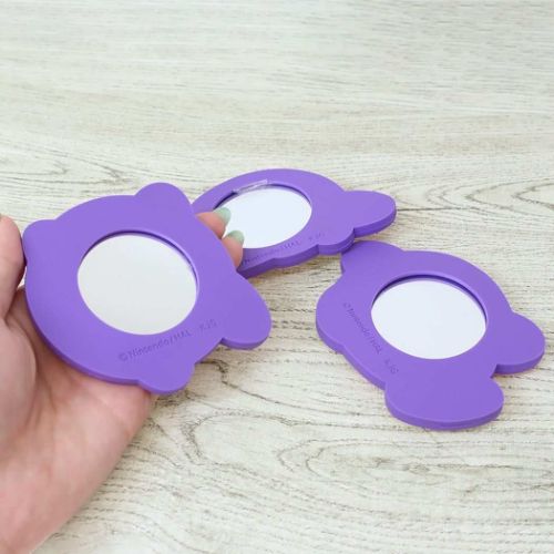 星のカービィ 手鏡 シリコンミラー スリープ キャラクター グッズ メール便可