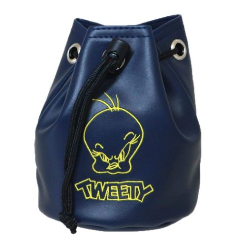 ルーニーテューンズ 巾着袋 巾着ポーチ きんちゃくポーチ ビビッとトゥイーティー LOONEY TUNES キャラクター グッズ