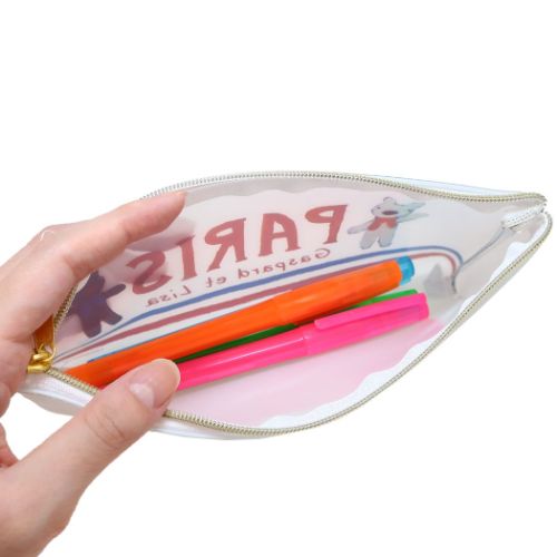 リサとガスパール ペンケース ペンポーチ PARIS 絵本キャラクター グッズ メール便可