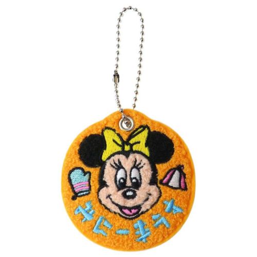 ミニーマウス キーチェーン ワッペンホルダー ディズニー キャラクター グッズ メール便可
