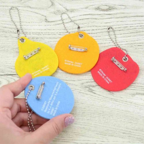 ミニーマウス キーチェーン ワッペンホルダー ディズニー キャラクター グッズ メール便可