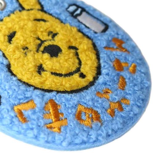 くまのプーさん キーチェーン ワッペンホルダー ディズニー キャラクター グッズ メール便可
