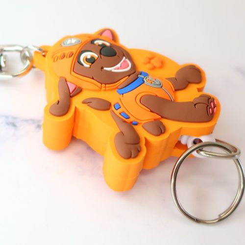 パウパトロール キーリング ラバーリールキーホルダー ズーマ アニメキャラクター グッズ メール便可