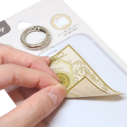 美女と野獣 スマホアクセ マルチリングプラス ベル ディズニープリンセス キャラクター グッズ メール便可