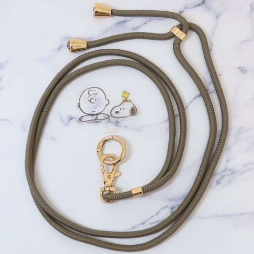 スヌーピー スマホアクセ マルチリングプラス ストラップセット みんな ピーナッツ キャラクター グッズ メール便可