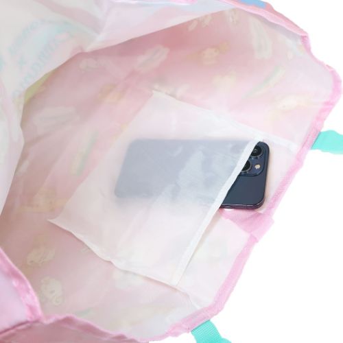 映画ミステリと言う勿れxシナモロール エコバッグ 折りたたみエコバッグ ピンク キャラクター グッズ