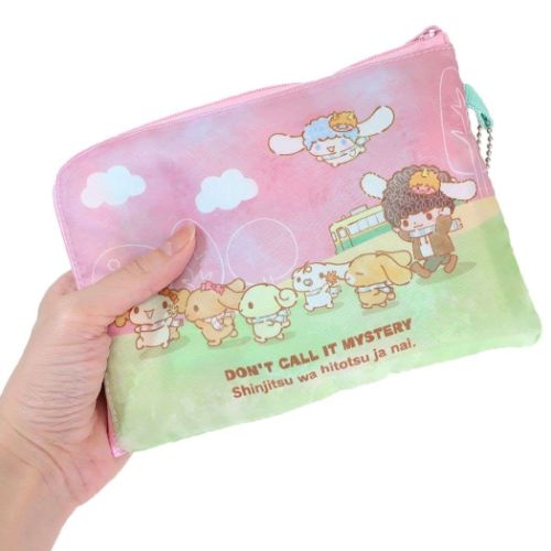 映画ミステリと言う勿れxシナモロール エコバッグ 折りたたみエコバッグ ピンク キャラクター グッズ