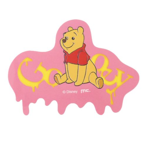 くまのプーさん ビッグシール ダイカットステッカー ファニーフェイス PK ディズニー キャラクター グッズ メール便可