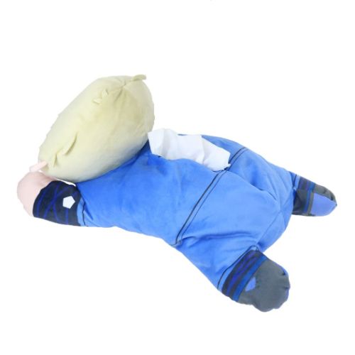 ブルーロック ボックスティッシュケース ぬいぐるみ ティッシュカバー 雷市 陣吾 少年マガジン アニメキャラクター グッズ