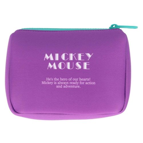 ミッキーマウス ペンケース ペンポーチ レトロアートコレクション バイオレット ディズニー キャラクター グッズ