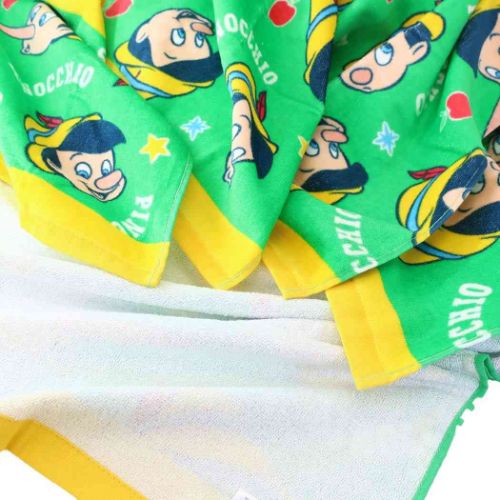 ピノキオ バスタオル プリントビッグタオル ディズニー キャラクター グッズ メール便可