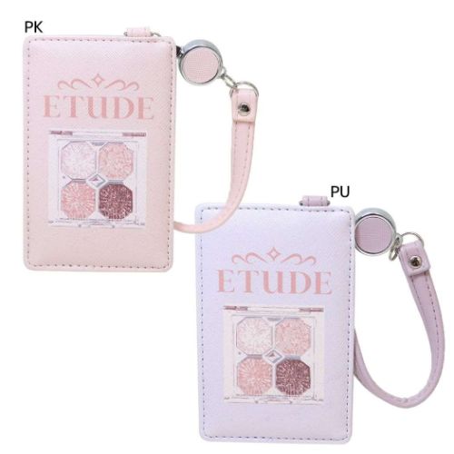 ETUDE　エチュード 定期入れ パスケース アイシャドウパレット ICカードケース グッズ メール便可