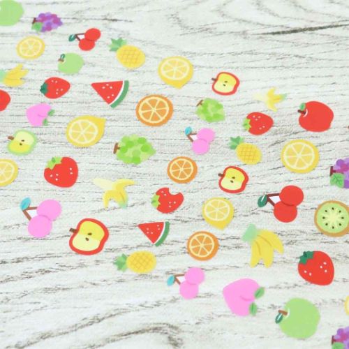 シールシート ペーパーシール フルーツ かわいい グッズ メール便可