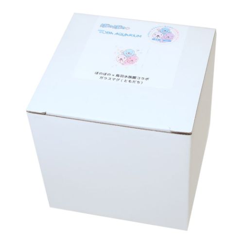 ぼのぼのx鳥羽水族館 マグカップ ガラスマグカップ ともだち キャラクター グッズ