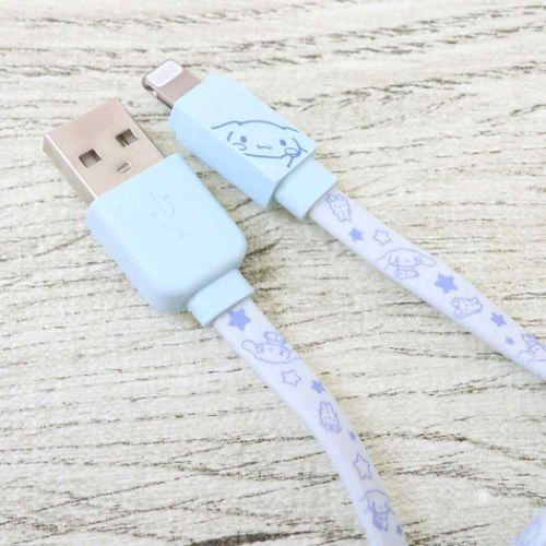 シナモロール 充電ケーブル USB Lightning 対応 同期&充電ケーブル ライトニングケーブル1.2m サンリオ メール便可