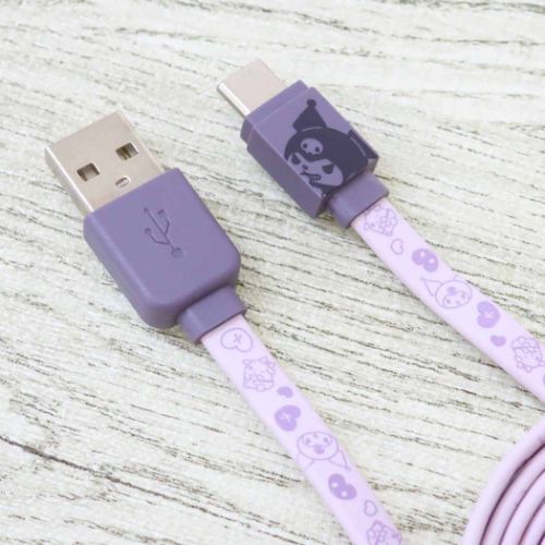 クロミ 充電ケーブル USB Type-C 対応 同期&充電ケーブル 1.2m サンリオ キャラクター グッズ メール便可