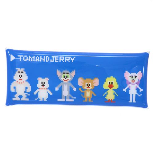 トムとジェリー ペンポーチ クリアマルチケーススリム BLピクセルドット ワーナーブラザース キャラクター グッズ メール便可