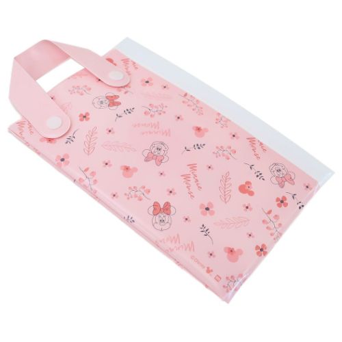 ミニーマウス ポーチ フタ付きキャリーポーチ プリティーパステル ディズニー キャラクター グッズ メール便可