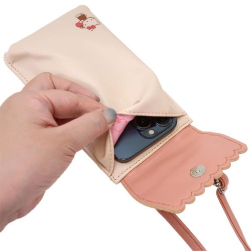 ハローキティ スマホポーチ きゅんりんごミニミニバッグ サンリオ キャラクター グッズ