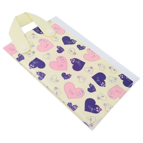 バーバパパ ポーチ フタ付きキャリーポーチ ラブファミリー BARBAPAPA キャラクター グッズ メール便可