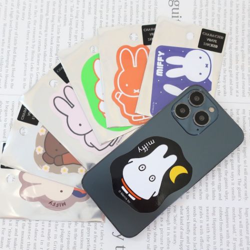 ミッフィー ダイカットシール キャラクターステッカー OR ディックブルーナ 絵本キャラクター グッズ メール便可