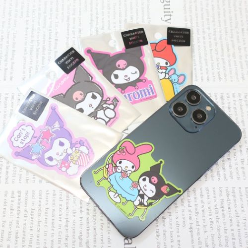 クロミ ダイカットシール キャラクターステッカー ポップコーン サンリオ キャラクター グッズ メール便可