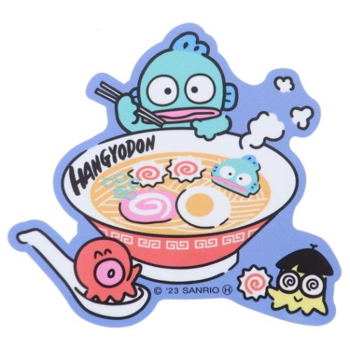 ハンギョドン ダイカットシール キャラクターステッカー ラーメン サンリオ キャラクター グッズ メール便可