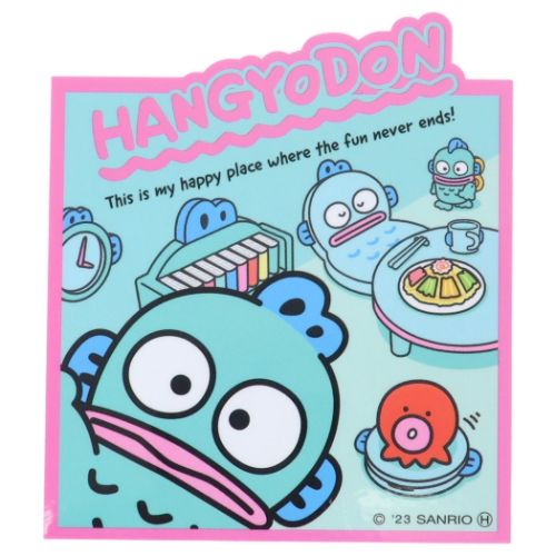 ハンギョドン ダイカットシール キャラクターステッカー ハッピープレイス サンリオ キャラクター グッズ メール便可