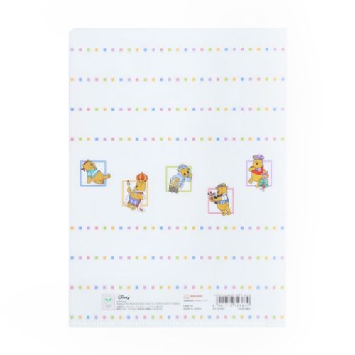 くまのプーさん ポケットファイル クリアファイルA5 3P 3ポケットA5クリアファイル B ディズニー キャラクター グッズ メール便可