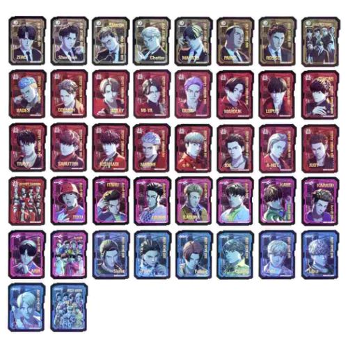 BATTLE OF TOKYO ステッカー ダイカットクリアステッカー 全42種 42個入セット キャラクター グッズ